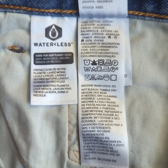 Levi's 550 '92 Relaxed Taper Painted Splatter Distressed Jeans 34x34 - Picture 13 of 16